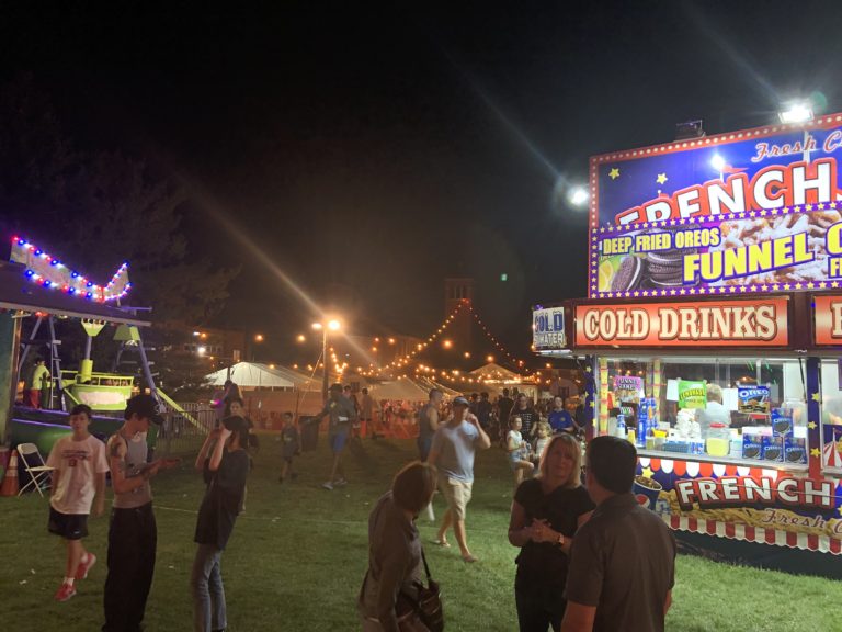 Friday night festival photos, online silent auction St. Michael Festival